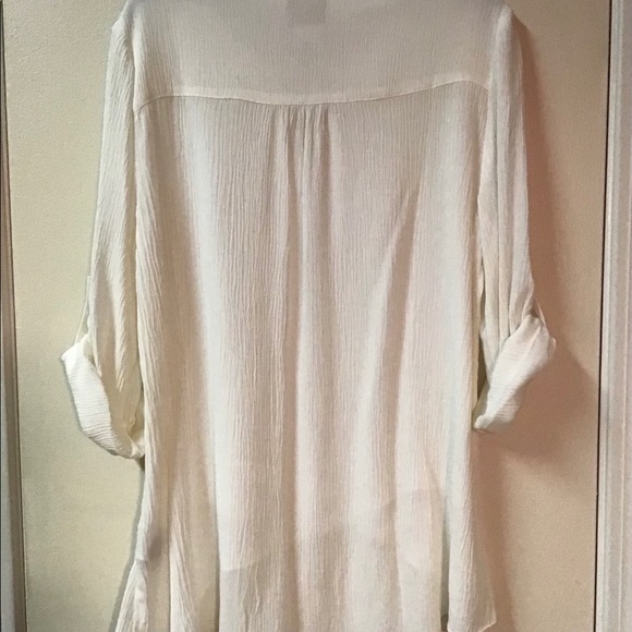Ruby Rd Petite - NEVER WORN - White Slip-over Top - Picture 6 of 6